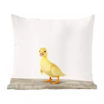 MuchoWow Декоративная подушка Диванная подушка Декоративная подушка для гостиной 50 x 50 см Животные - Желтый - Утка - Чехлы на подушки - Украшение - Спальня