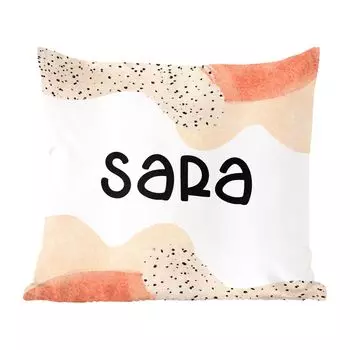 MuchoWow Декоративная подушка Диванная подушка Декоративная подушка для гостиной 45 x 45 см Сара - Пастель - Девушка - Чехлы на подушки - Декоративные чехлы на подушки - Декоративные наволочки