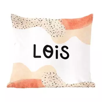 MuchoWow Декоративная подушка Диванная подушка Декоративная подушка для гостиной 45 x 45 см Лоис - Пастель - Девушка - Чехлы на подушки - Декоративные чехлы на подушки - Декоративные наволочки
