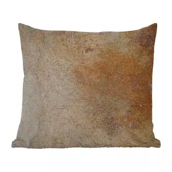 MuchoWow Декоративная подушка Диванная подушка Декоративная подушка для гостиной 50 x 50 см Бетон - Ржавчина - Черный - Чехлы на подушки - Украшение - Спальня