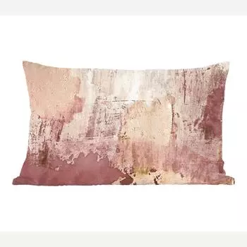 MuchoWow Декоративная подушка Диванная подушка Декоративная подушка для гостиной 60 x 40 см Стена - Фиолетовый - Розовый - Бетон - Чехлы для подушек - Декоративные чехлы для подушек - Декоративные чехлы для подушек