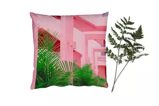 MuchoWow Декоративная подушка Диванная подушка Декоративная подушка для гостиной 45 x 45 см Лето - Растения - Сад - Чехлы на подушки - Декоративные чехлы на подушки - Декоративные наволочки