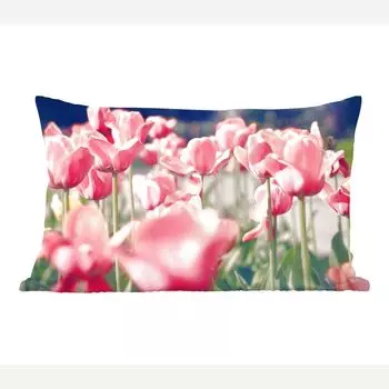 MuchoWow Декоративная подушка Диванная подушка Декоративная подушка для гостиной 60 x 40 см Тюльпаны - Цветы - Природа - Чехлы на подушки - Декоративные чехлы на подушки - Декоративные чехлы на подушки