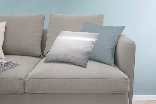 MuchoWow Декоративная подушка Диванная подушка Декоративная подушка для гостиной 60 x 40 см Металлический принт - Серебристый - Серый - Чехлы на подушки - Декоративные чехлы на подушки - Декоративные чехлы на подушки