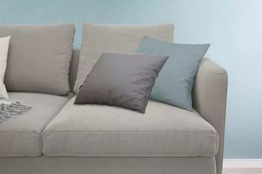 MuchoWow Декоративная подушка Диванная подушка Декоративная подушка для гостиной 60 x 40 см Кожа - Текстурированная - Имитация кожи - Серый - Чехлы на подушки - Декоративные чехлы на подушки - Декоративные чехлы на подушки