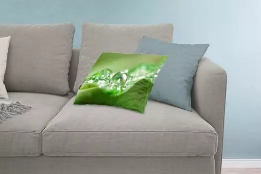 MuchoWow Декоративная подушка Диванная подушка Декоративная подушка для гостиной 60 x 40 см Капли крупным планом - Чехлы для подушек - Декоративные чехлы для подушек - Декоративные чехлы для подушек