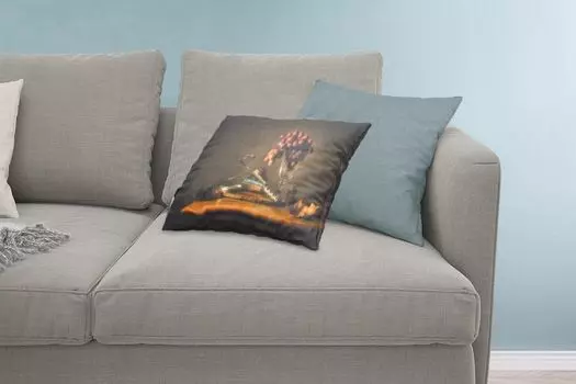 MuchoWow Декоративная подушка Диванная подушка Декоративная подушка для гостиной 60 x 40 см Картина - Натюрморт - Стекло - Виноград - Искусство - Чехлы на подушки - Декоративные чехлы на подушки - Декоративные чехлы на подушки