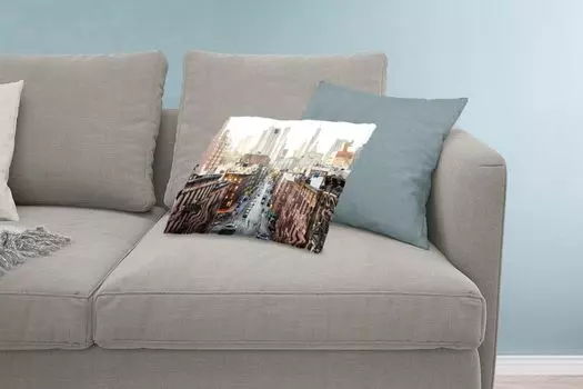 MuchoWow Декоративная подушка Диванная подушка Декоративная подушка для гостиной 60 x 40 см Улицы Нью-Йорка - Чехлы на подушки - Декоративные чехлы на подушки - Декоративные наволочки