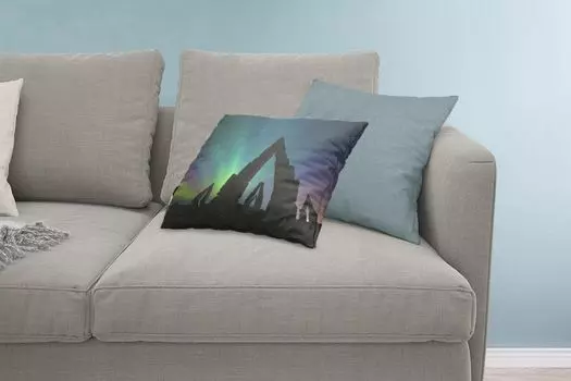 MuchoWow Декоративная подушка Диванная подушка Декоративная подушка для гостиной 60 x 40 см Северное сияние - Исландия - Природа - Чехлы на подушки - Декоративные чехлы на подушки - Декоративные чехлы на подушки