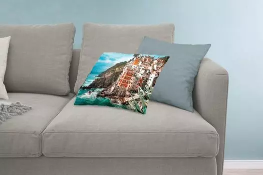 MuchoWow Декоративная подушка Диванная подушка Декоративная подушка для гостиной 60 x 40 см Италия - Дома - Камни - Чехлы для подушек - Декоративные чехлы для подушек - Декоративные чехлы для подушек