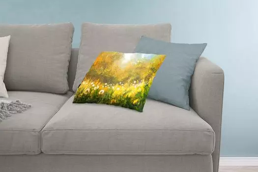 MuchoWow Декоративная подушка Диванная подушка Декоративная подушка для гостиной 60 x 40 см Цветы - Лето - Акварель - Чехлы для подушек - Декоративные чехлы для подушек - Декоративные чехлы для подушек
