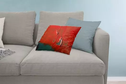 MuchoWow Декоративная подушка Диванная подушка Декоративная подушка для гостиной 60 x 40 см Разноцветная абстракция на холсте, масло - Чехлы - Декоративные чехлы - Декоративные чехлы