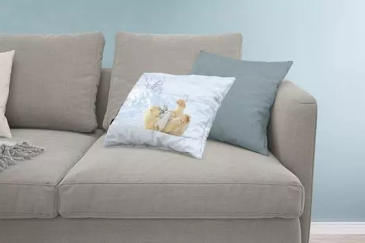 MuchoWow Декоративная подушка Диванная подушка Декоративная подушка для гостиной 60 x 40 см Белый медведь - Снег - Животные - Чехлы на подушки - Декоративные чехлы на подушки - Декоративные чехлы на подушки