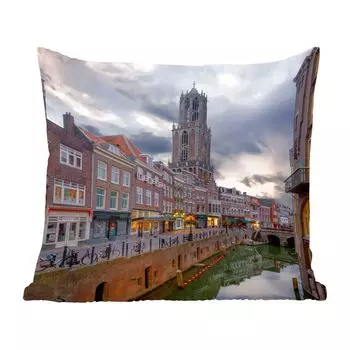 MuchoWow декоративная подушка диванная подушка для гостиной декоративная подушка 40x40 см вода - Утрехт - воздух - чехлы на диванные подушки - без наполнителя