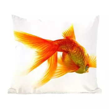 MuchoWow декоративная подушка диванная подушка для гостиной декоративная подушка 40x40 см золотая рыбка - морские существа - белый - чехлы на диванные подушки - без наполнителя