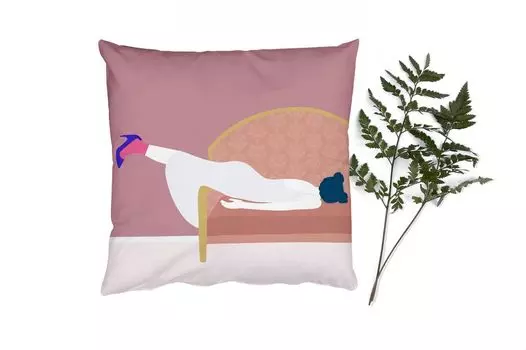 MuchoWow декоративная подушка диванная подушка для гостиной декоративная подушка 40 x 40 см винтаж - женский - пастель - чехлы на диванные подушки - без наполнителя