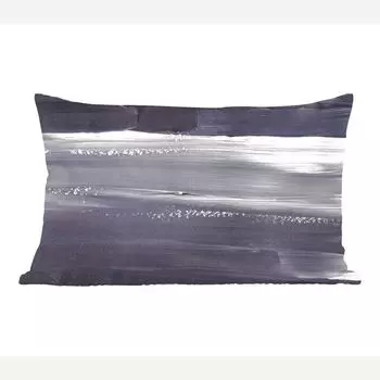 MuchoWow декоративная подушка диванная подушка для гостиной декоративная подушка 50 x 30 см цвет - абстрактный - черный - чехлы на диванные подушки - без наполнителя