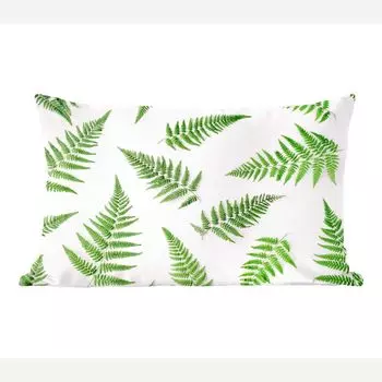MuchoWow декоративная подушка диванная подушка для гостиной декоративная подушка 50 x 30 см тропический - папоротник - зеленый - чехлы на диванные подушки - без наполнителя