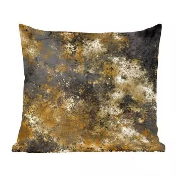 MuchoWow декоративная подушка диванная подушка для гостиной декоративная подушка 40x40 см золото - черный - абстрактный - люкс - чехлы на диванные подушки - без наполнителя