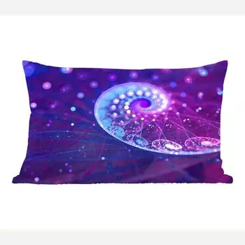 MuchoWow декоративная подушка диванная подушка для гостиной декоративная подушка 50 x 30 см абстрактная - ракушки - блестки - чехлы на диванные подушки - без наполнителя