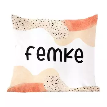 MuchoWow декоративная подушка диванная подушка гостиная декоративная подушка 40х40 см Femke - пастель - девочка - чехлы на диванные подушки - без наполнителя