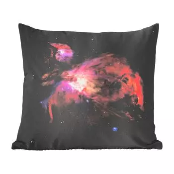 MuchoWow декоративная подушка диванная подушка гостиная декоративная подушка 40x40 см Orion Nebula - чехлы на диванные подушки - без наполнителя