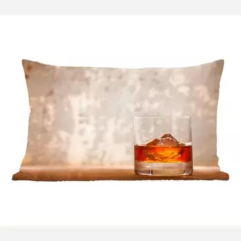 MuchoWow декоративная подушка диванная подушка гостиная декоративная подушка 50х30 см виски на светлом фоне - чехлы на диванные подушки - без наполнителя