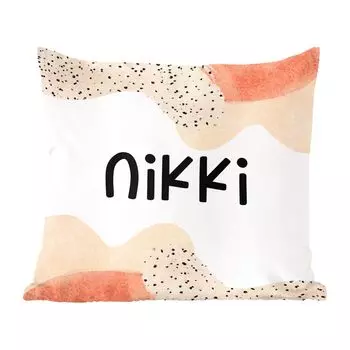 MuchoWow декоративная подушка диванная подушка гостиная декоративная подушка 40 x 40 см Nikki - пастель - девочка - чехлы на диванные подушки - без наполнителя