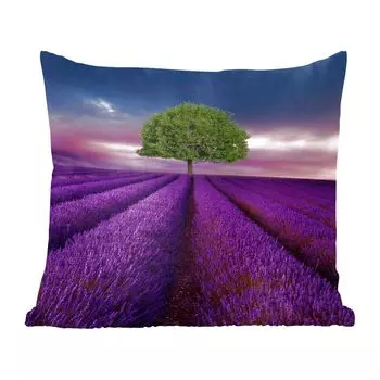 MuchoWow декоративная подушка диванная подушка гостиная декоративная подушка 40х40 см лаванда - дерево - фиолетовый - чехлы на диванные подушки - без наполнителя