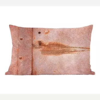 MuchoWow декоративная подушка диванная подушка гостиная декоративная подушка 50x30 см металл - ржавчина - индустриальный - чехлы на диванные подушки - без наполнителя