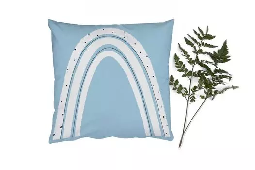 MuchoWow Декоративная подушка Диванная подушка Гостиная Декоративная подушка 50 x 50 см Радуга - Абстракция - Пастель - Наволочки - Украшение - Спальня