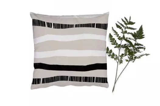 MuchoWow Декоративная подушка Диванная подушка Гостиная Декоративная подушка 50 x 50 см Линия - Пастель - Минимализм - Узор - Чехлы на подушки - Украшение - Спальня