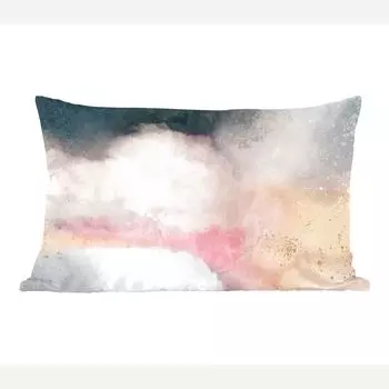 MuchoWow Декоративная подушка Диванная подушка Гостиная Декоративная подушка 50 x 30 см Картина - Абстракция - Дизайн - Чехлы на диванные подушки - без наполнителя, мультиколор