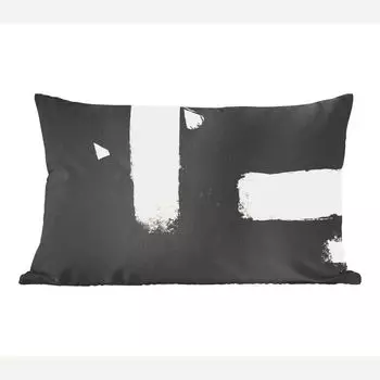 MuchoWow Декоративная подушка Диванная подушка Гостиная Декоративная подушка 50 x 30 см Абстракция - Пастель - Минимализм - Чехлы на диванные подушки - без наполнителя, мультиколор