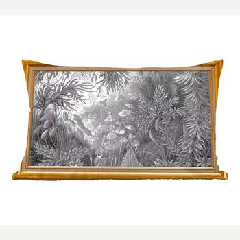 MuchoWow декоративная подушка диванная подушка гостиная декоративная подушка 50x30 см произведения искусства - старые мастера - каркас - золото - чехлы на диванные подушки - без наполнителя