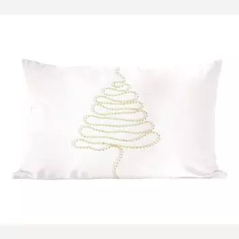 MuchoWow декоративная подушка диванная подушка гостиная декоративная подушка 50х30 см зима - дерево - бусины - чехлы на диванные подушки - без наполнителя