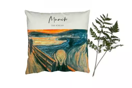 MuchoWow Декоративная подушка Диванная подушка Гостиная Декоративная подушка 50 x 50 см Картина - Модерн - Старые мастера - Наволочки - Украшение - Спальня