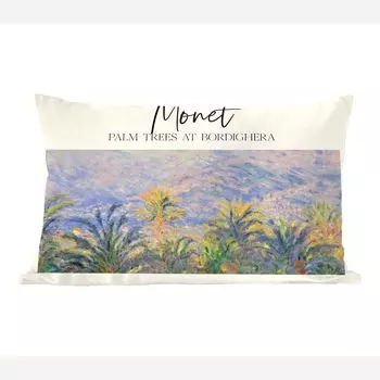 MuchoWow декоративная подушка диванная подушка гостиная декоративная подушка 50х30 см Моне - искусство - старые мастера - чехлы на диванные подушки - без наполнителя