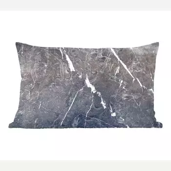 MuchoWow декоративная подушка диванная подушка гостиная декоративная подушка 50x30 см мрамор - серый - белый - чехлы на диванные подушки - без наполнителя