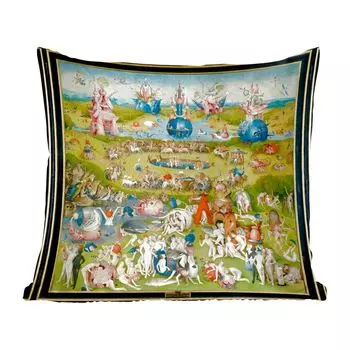 MuchoWow Декоративная подушка Диванная подушка Гостиная Декоративная подушка 45 x 45 см Сад земных наслаждений - Картина Иеронима Босха - Чехлы на подушки - Декоративные наволочки - Декоративные наволочки