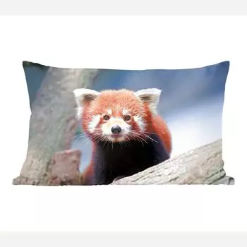 MuchoWow декоративная подушка диванная подушка гостиная декоративная подушка 50х30 см красная панда - оранжевый - дерево - чехлы на диванные подушки - без наполнителя