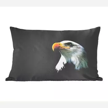MuchoWow декоративная подушка диванная подушка гостиная декоративная подушка 50х30 см Белоголовый орлан смотрит в голубое небо - чехлы на диванные подушки - без наполнителя