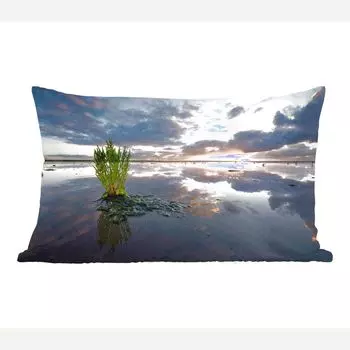 MuchoWow декоративная подушка диванная подушка гостиная декоративная подушка 50x30 см море - Вадденские острова - воздух - чехлы на диванные подушки - без наполнителя