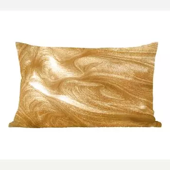 MuchoWow декоративная подушка диванная подушка гостиная декоративная подушка 50х30 см Золотой фон с блестками - чехлы на диванные подушки - без наполнителя