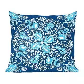 MuchoWow декоративная подушка диванная подушка гостиная декоративная подушка 40х40 см цветок - листья - ягоды - узор - чехлы на диванные подушки - без наполнителя