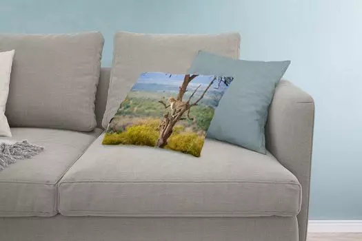 MuchoWow Predators - Гепард на дереве в поисках добычи - 60x40 см - чехлы на подушки - декоративные чехлы - декоративные чехлы