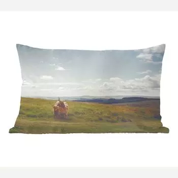 MuchoWow Scottish Highlanders - Natural by Scottish Highlanders - 50x30 см - Чехлы на диванные подушки - без наполнителя