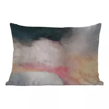 MuchoWow Уличная подушка - Картина - Абстракция - Дизайн - 60x40 см - Устойчивость к атмосферным воздействиям - Подушка для отдыха - Чехлы для подушек - Декоративные чехлы для подушек - Декоративные чехлы для подушек, мультиколор