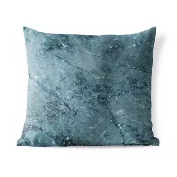 MuchoWow Уличная подушка - Мрамор - Синий - Блеск - 60x60 см - Устойчивость к атмосферным воздействиям - Подушка для отдыха - Чехлы для подушек - Декоративные чехлы для подушек - Декоративные чехлы для подушек, мультиколор