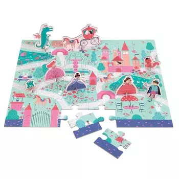 Mudpuppy, пазл, Принцесса, набор, 36 шт.